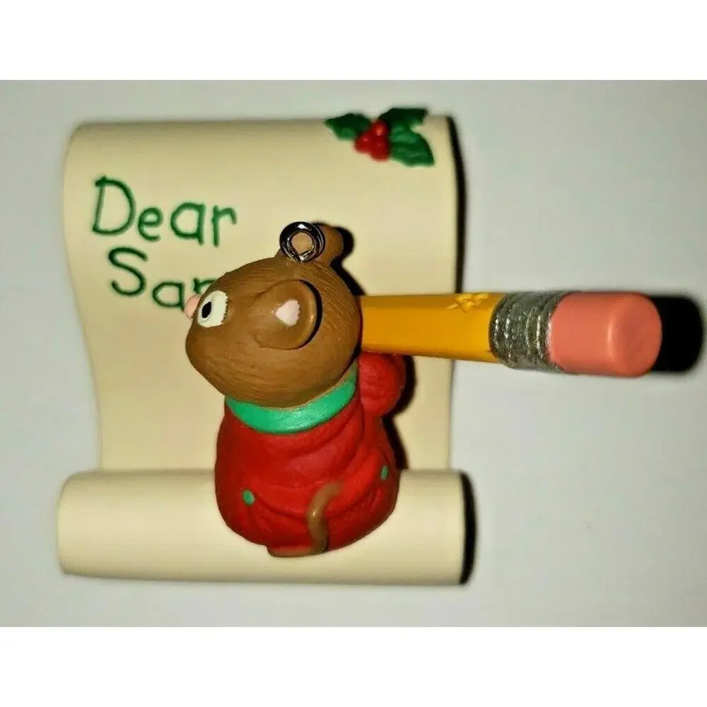 Hallmark 1998 Christmas Ornament Christmas‎ Writing to Santa Keepsake